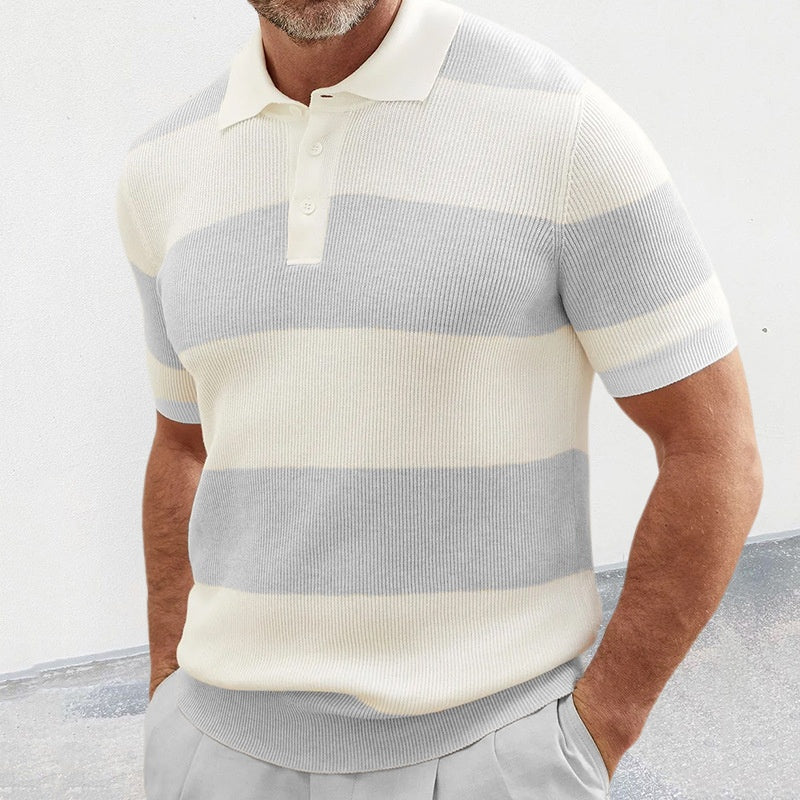 Lapel Sweater Short Sleeve