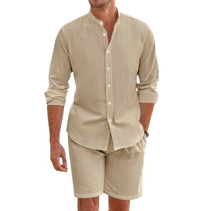 Summer Short Shirt Suit