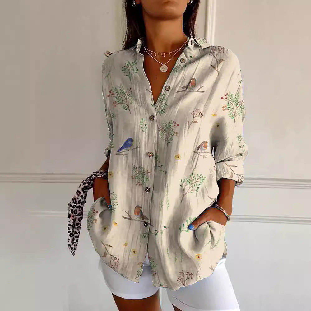 Print Long Sleeve Shirt