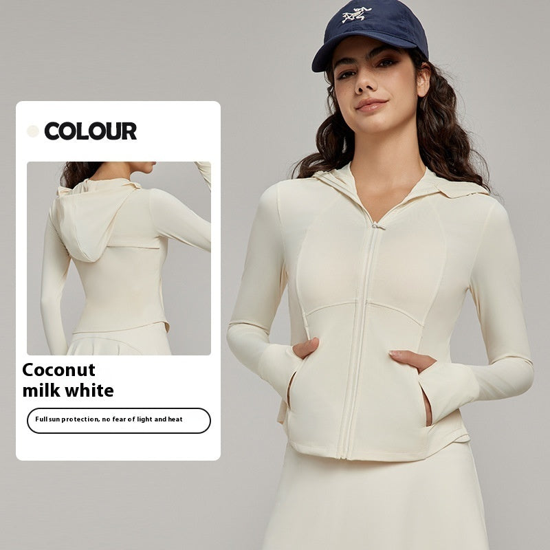 Ice Slim-fit Hood Sun ProtectionTop