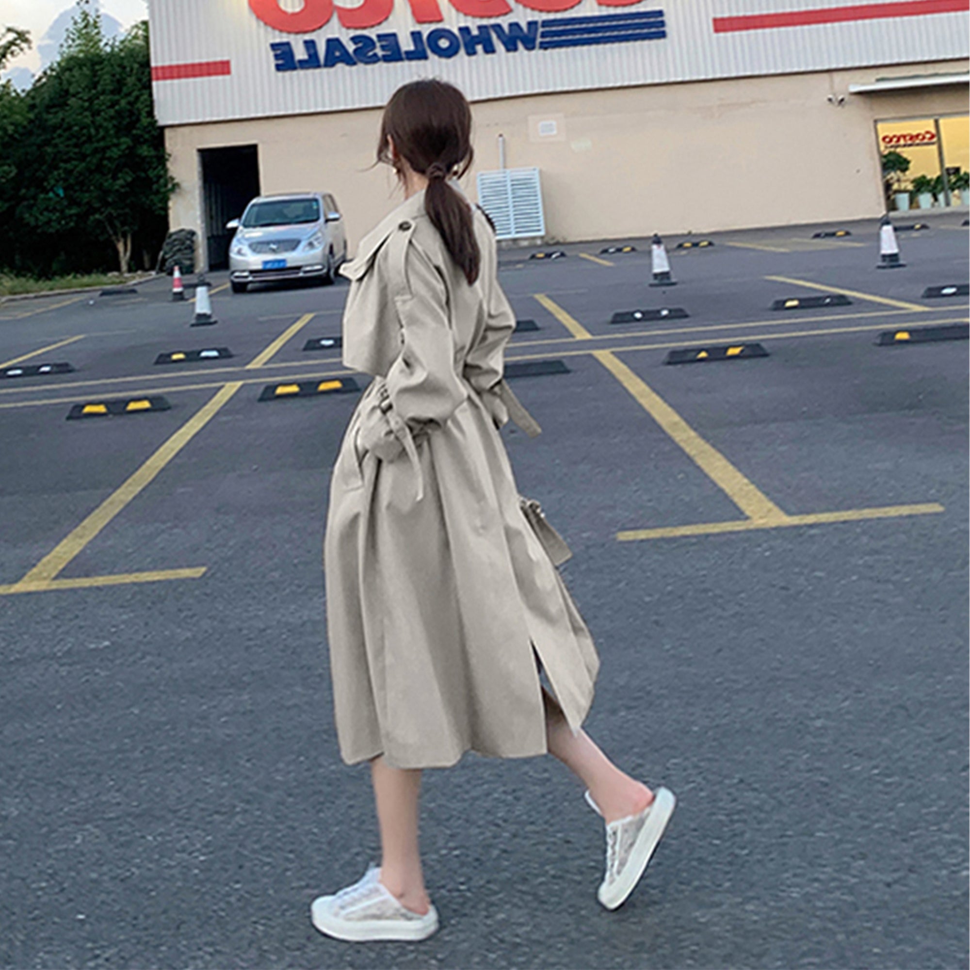 Double Breasted Trench Coat