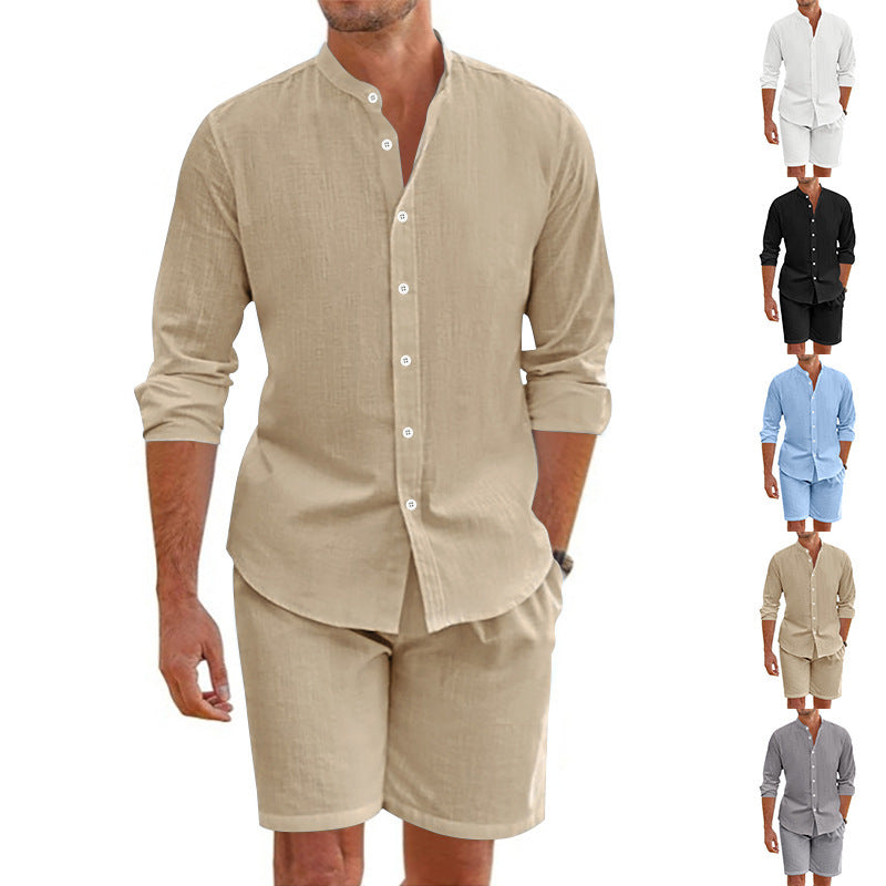 Summer Short Shirt Suit