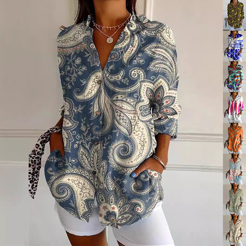Print Long Sleeve Shirt