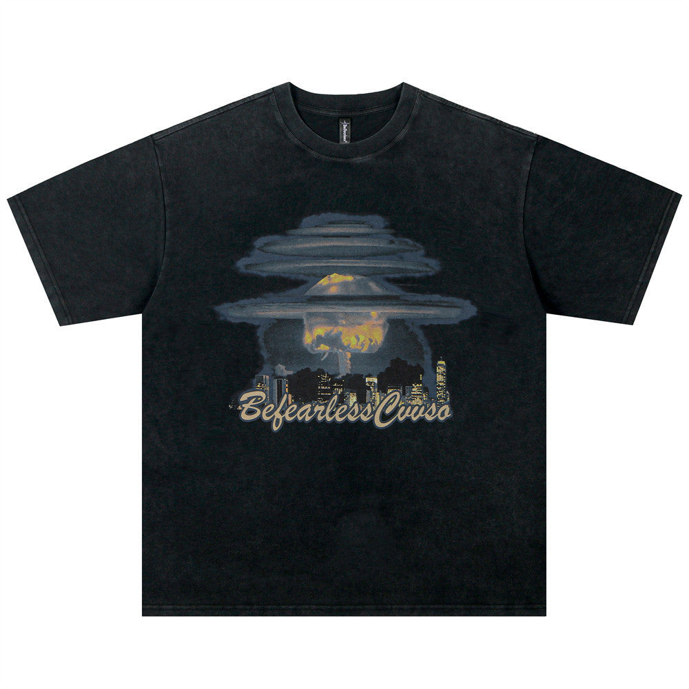 Printed Tee - Mushroom