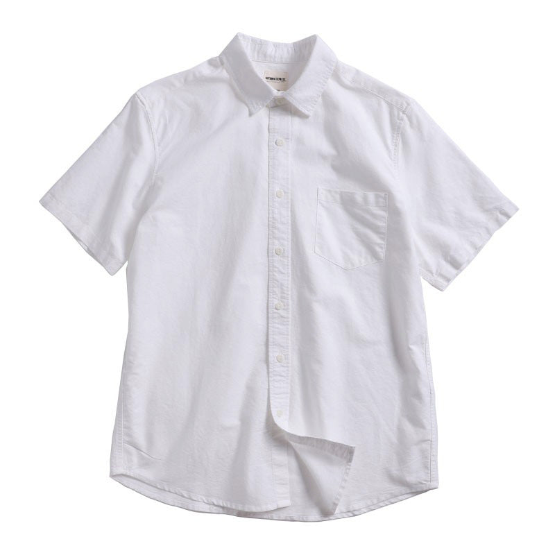 Cotton Oxford Woven Shirts Men