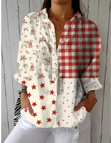 Print Long Sleeve Shirt