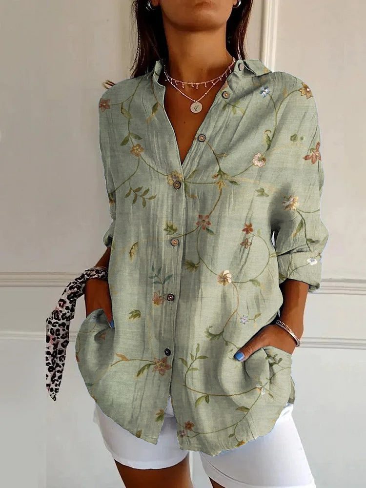 Print Long Sleeve Shirt