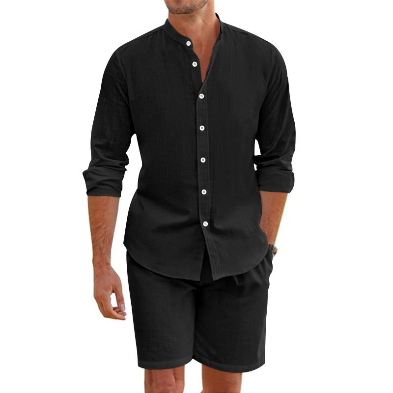 Summer Short Shirt Suit