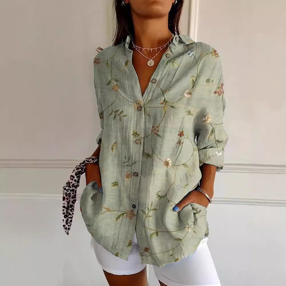 Print Long Sleeve Shirt