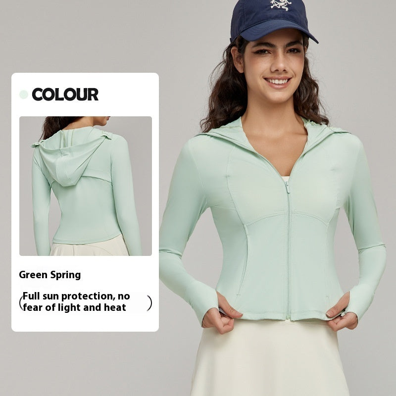 Ice Slim-fit Hood Sun ProtectionTop