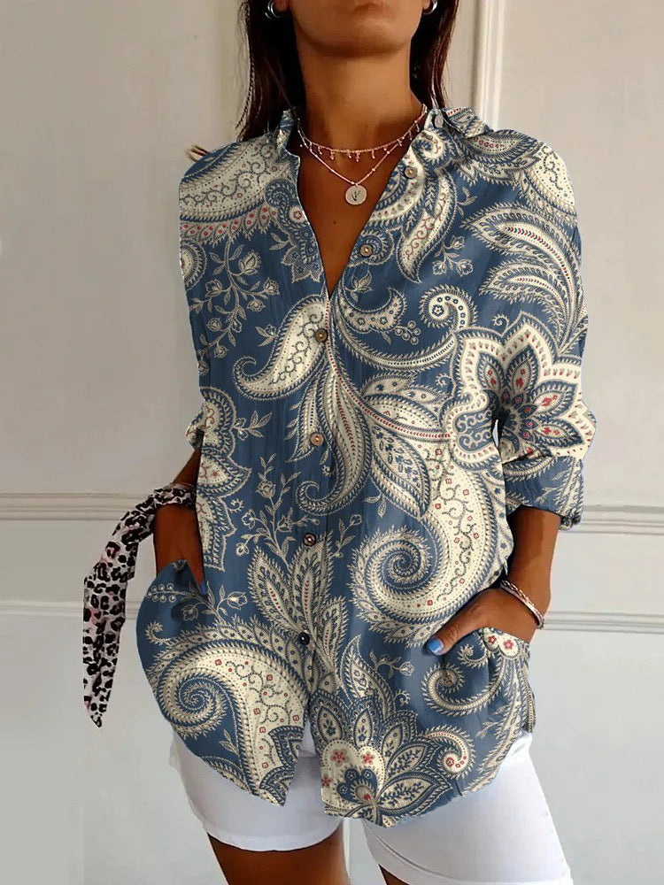 Print Long Sleeve Shirt