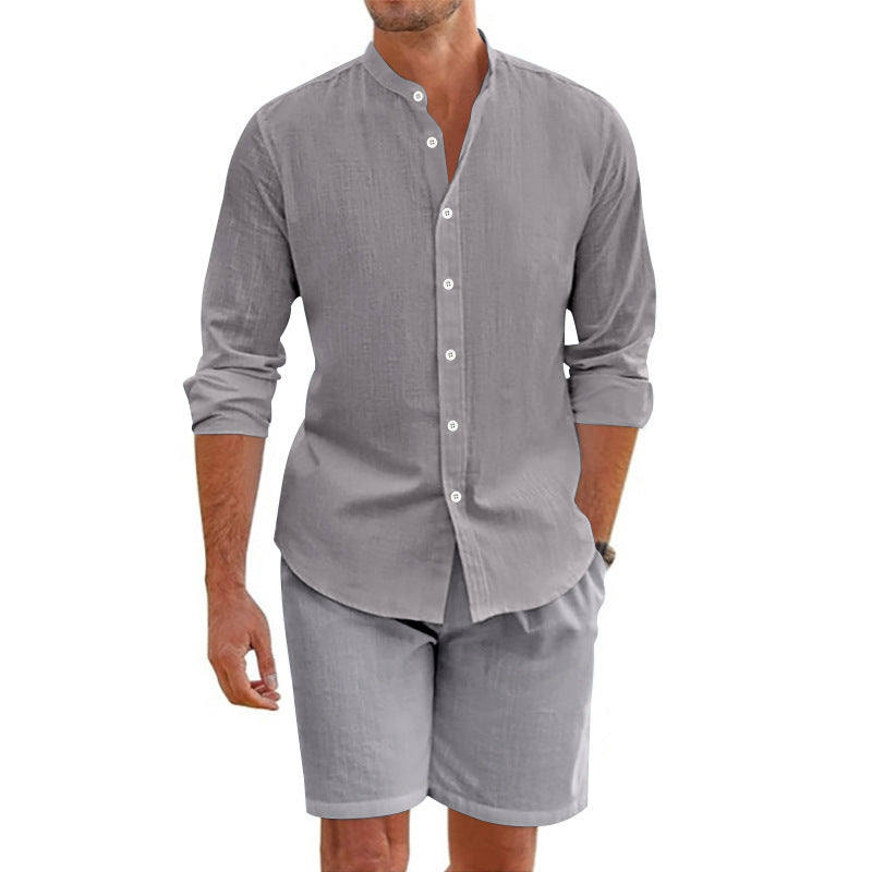 Summer Short Shirt Suit