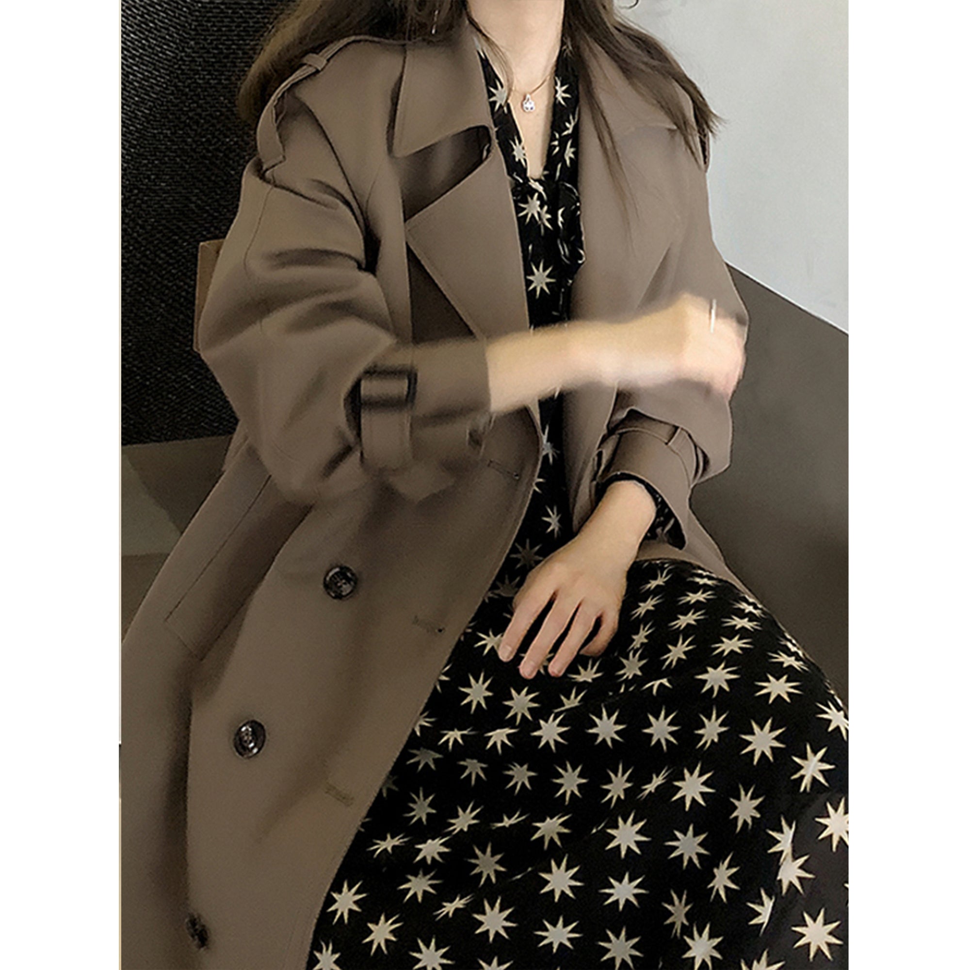 Double Breasted Trench Coat