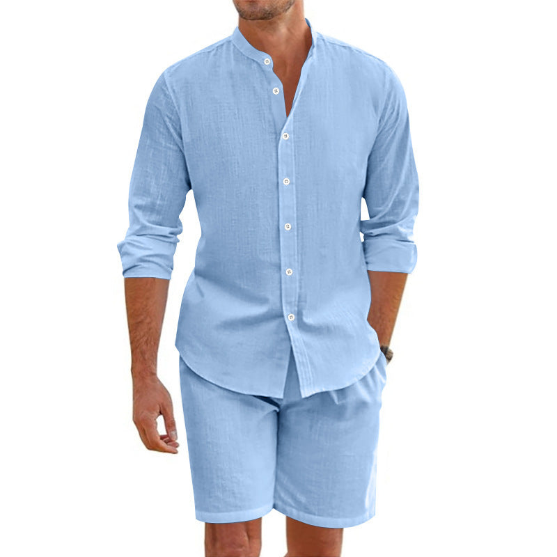 Summer Short Shirt Suit